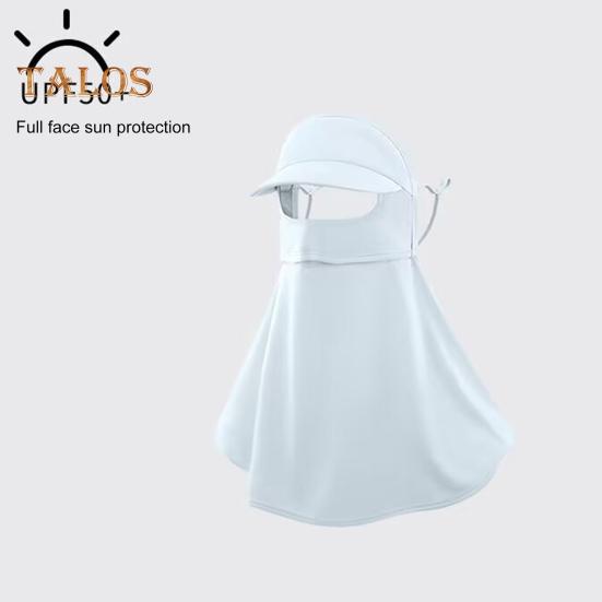 Sunscreen Face Guard with UPF50+ Sun Protection Lightweight Ice Silk Sun Hat 360 Degree Full Coverage Neck Gaiter