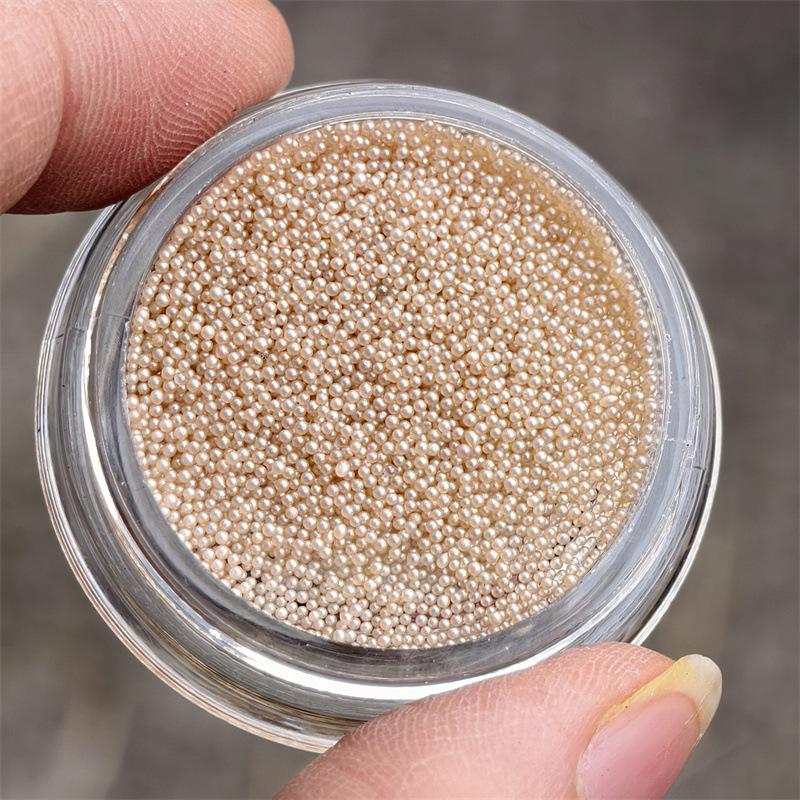 Korean Iridescent Mini Steel Beads Nail Decorations
