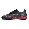 adidas X Ghosted .3 Runde Zehenpartie Bequemer TF (Gummistollen) Rutschfeste Strapazierfähige Fußballschuhe Unisex Fußballschuhe Schwarz Rot G54893