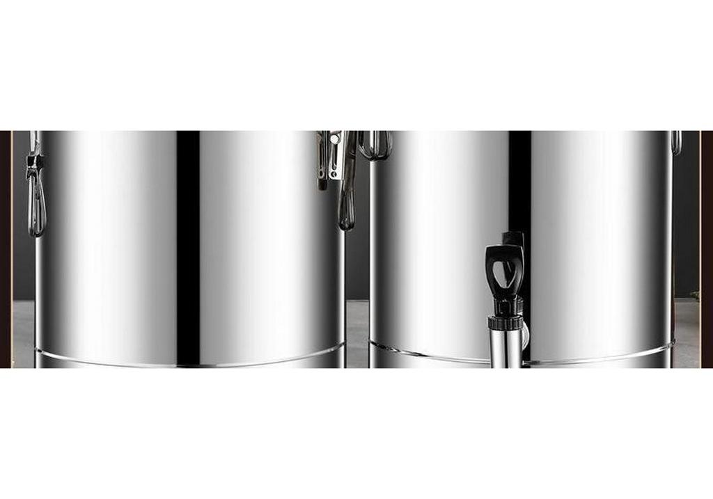 Three-Layer Stainless Steel Insulated Lunch & Tea Bucket with Faucet