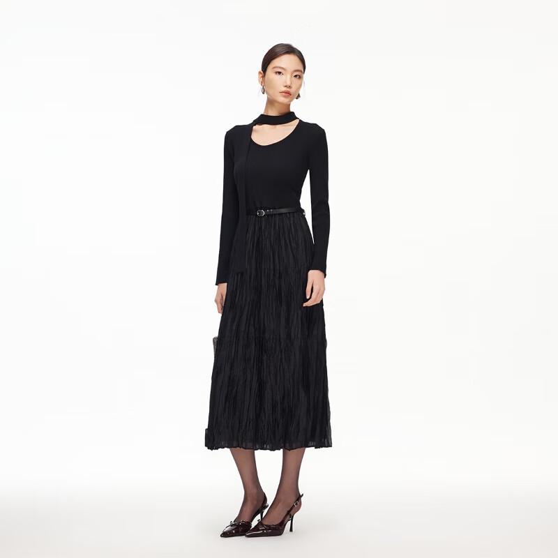 VEROMODA Elegant Midi Dress with Streamer Belt