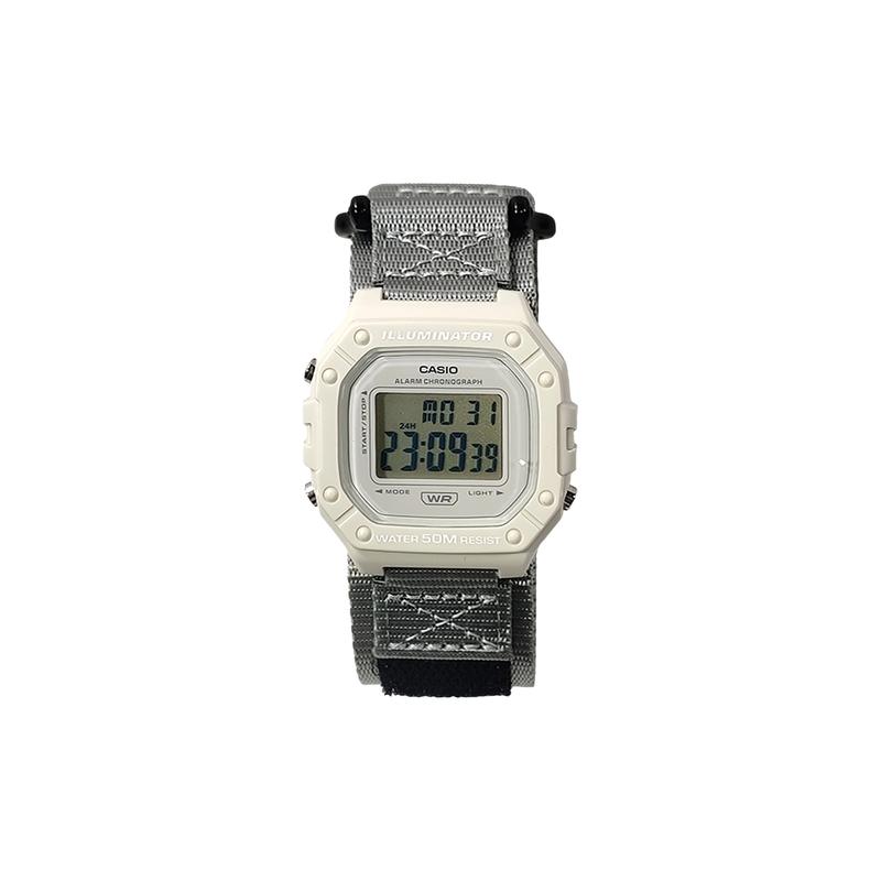 CASIO Customized watch modified series Ice Soul Textile Dome Classic retro small square watch Fashion W-218HC-8AV(Watch5-GaiZhuang-BingPoZhiQiong)