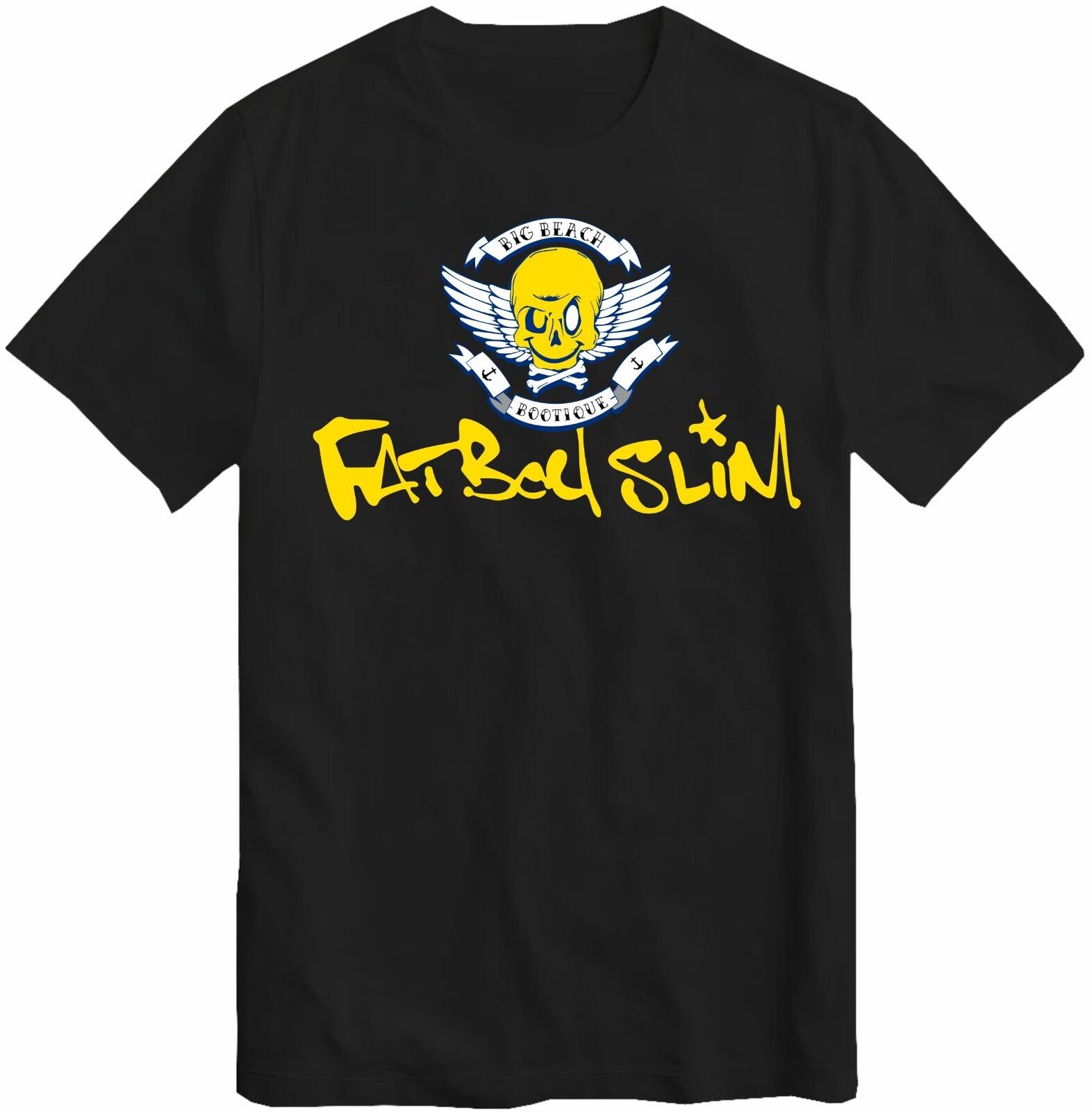 Fatboy Slim Big Beach Bootique Skull T-Shirt Tee Top S разноцветный