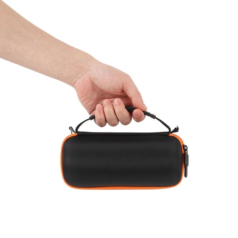 Hard Carry Case For Flip 7 Bluetooth-compatible Speaker Holder Shockproof Bag with Shoulder Strap Soft Flocking Interior