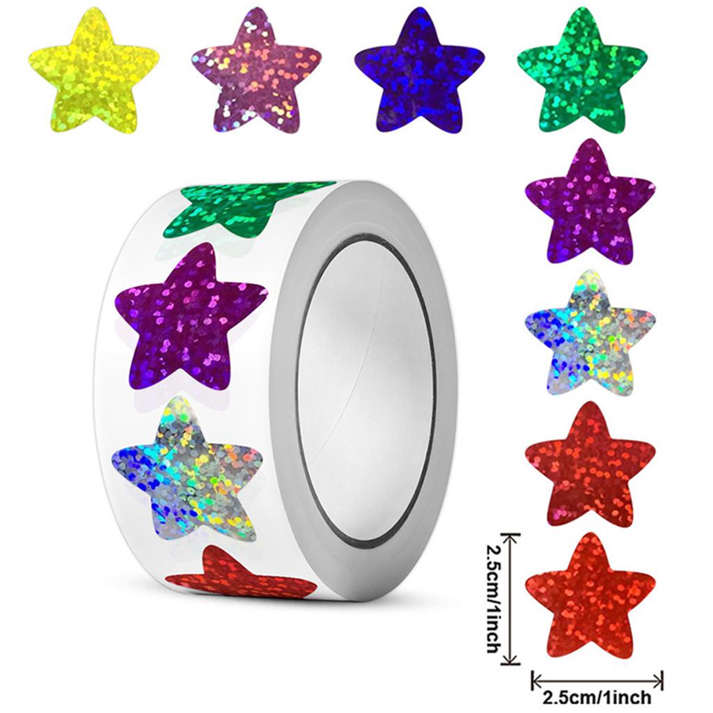 5001000Pcs Round Animal Fish Star Stickers Adorable Incentive Sticker Party Decoration Teacher Reward Encouragement Motivationa