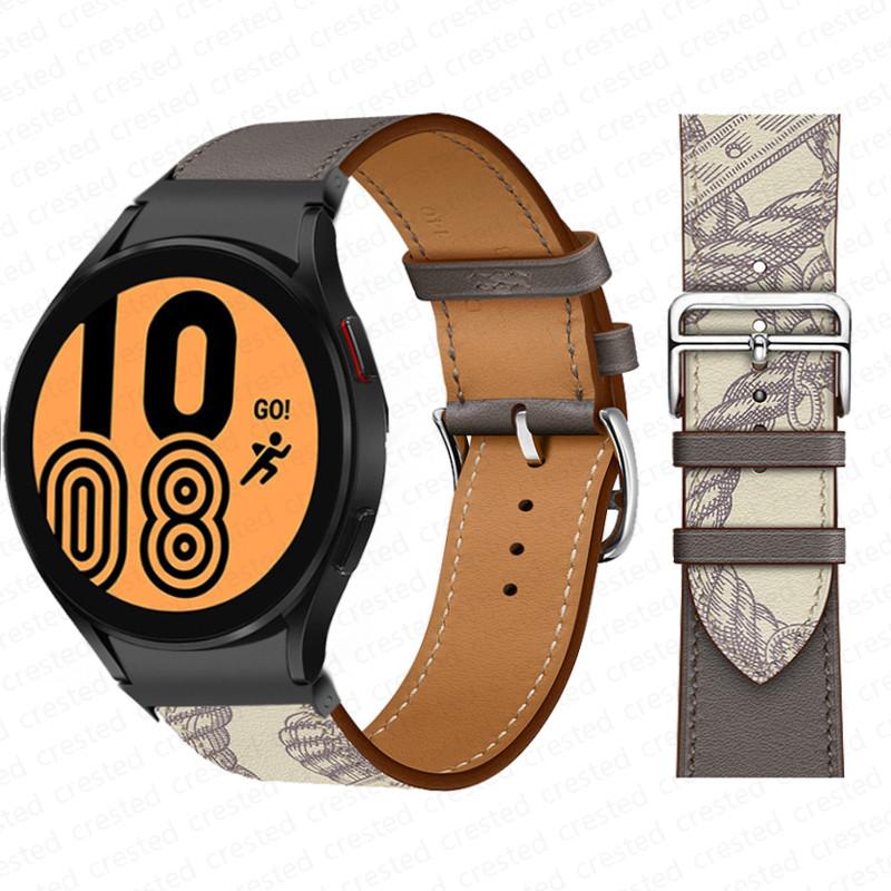 20mm Armband für Samsung Galaxy Watch 6 4 classic/5 Pro 44mm 40mm 47mm 43mm 45 Ohne Lücken Lederarmband Correa Galaxy Watch 6 Armband