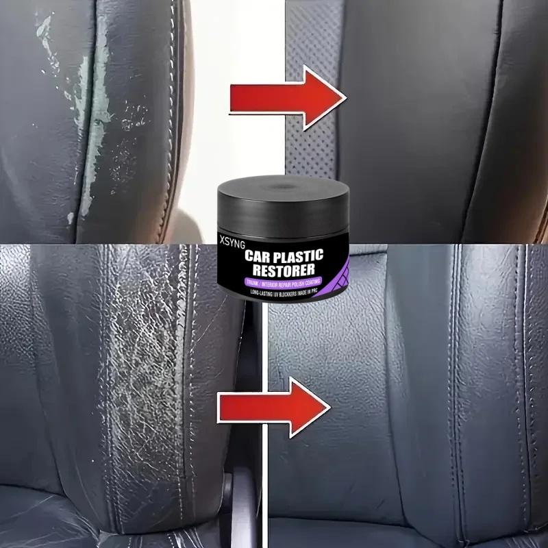 Auto Universal Leather and Plastic Repair Polishing Wax Car Interior Reconditioning Cream for Leather/plastic/rubber Care