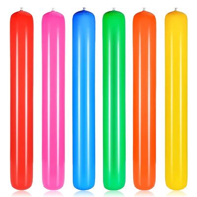 3/6Pcs 90Cm Inflatable Toy Sticks Children'S Toys Parent-Child Activities Intelligent Sensory Props Party Cheer Sticks Outdoor