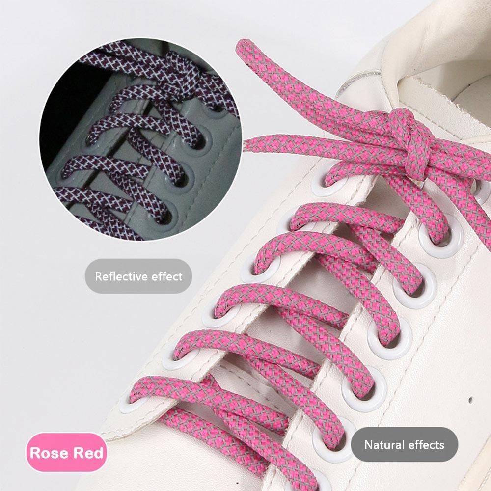 Reflektierend Reflektierend Sneaker Schnürsenkel Fluoreszierend Bunt Sport Schnürsenkel 120cm Länge Polyester Schuhzubehör
