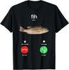 Fih Calling Remind Me Message Decline Accept Phone Call Fish T-Shirt