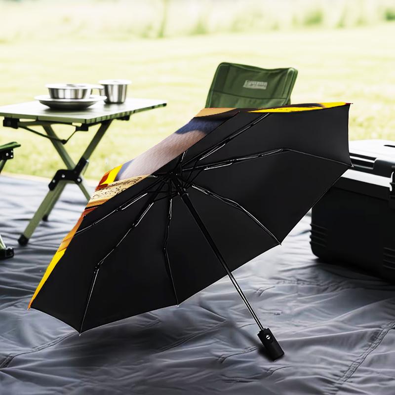 Tom Adventure Umbrella Folding umbrella, automatic umbrella 8-Frame for Travel, camping Use Gift for Halloween Christmas