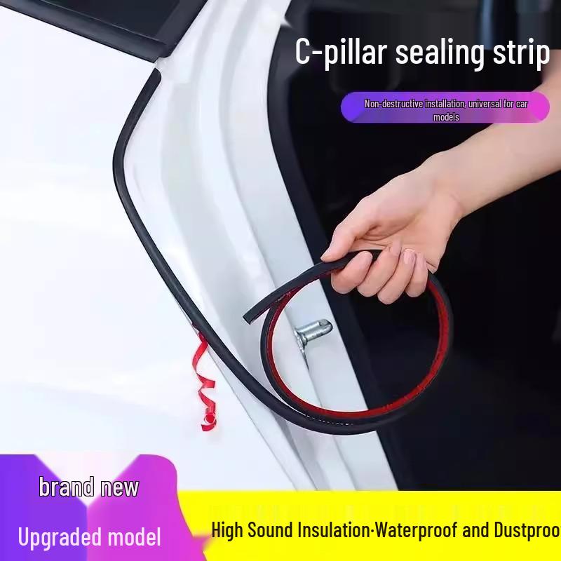 Car Soundproof & Dustproof Sealing Strip for Pillars, Dashboard, Hood, Trunk, and Doors