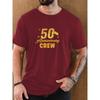 T-shirt Homme Été Vintage 50 Imprimé T-shirts Surdimensionné T-shirt Haut Vêtements Homme Streetwear Extérieur Manches Courtes T-shirts