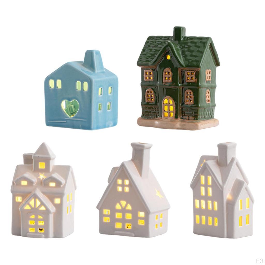 Keramik mit LED-Beleuchtung, kleine Figur.