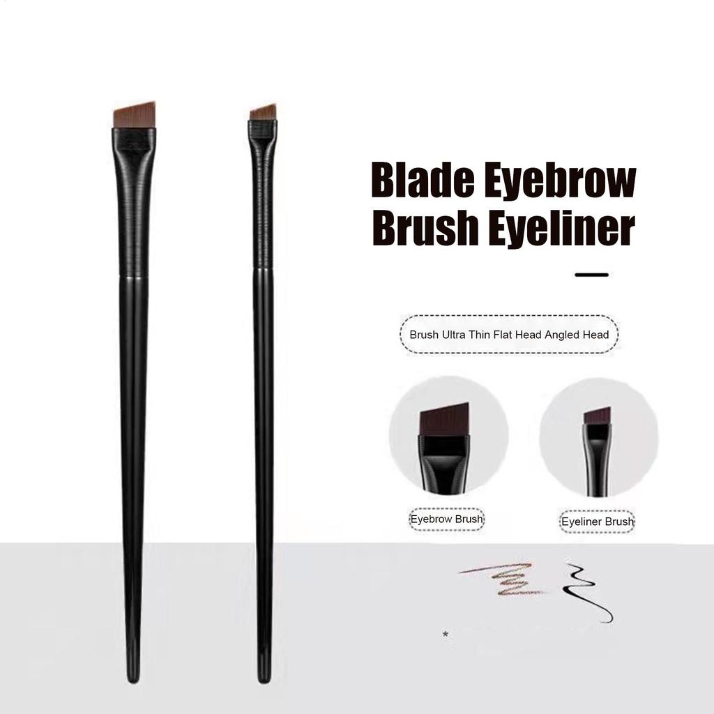Eyebrow Brush Eyeliners Brush Fine Angled Precision Eye Liner Makeup Brush Ultra Thin Eye Brow Slanted Flat Angle Makeup Tools