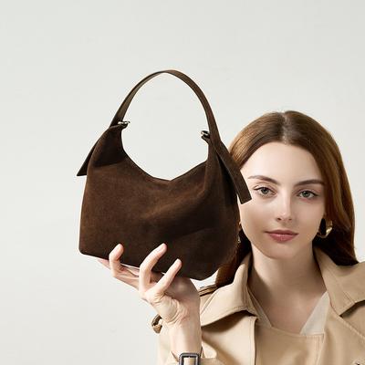 Handheld Commuting Handbag, Women's Leather, Niche, High-end, Versatile Bag, Women's Autumn and Winter Crossbody Bag, Women's