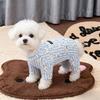 Dog German velvet warm four-legged clothes autumn and winter than bear teddy small dog cat pet bottoming shirt loungewear