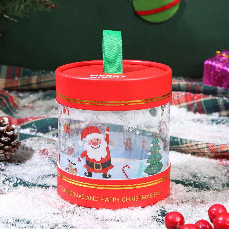 Original Christmas Gift Box: Snack Nuts, Hat, and Purse Set Souvenir