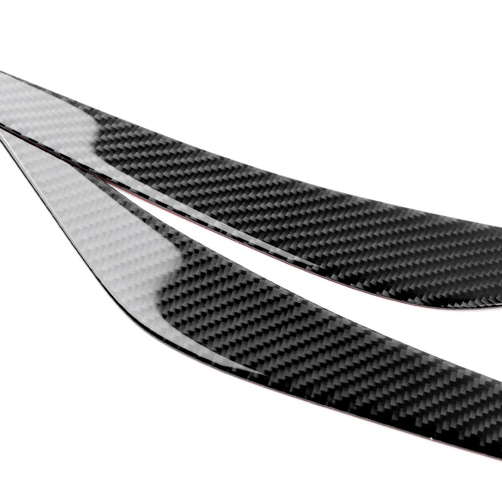 AIRSPEED Carbon Fiber Light Eyebrow Cover Trim Garnish for Subaru Crosstrek Impreza Custom Exterior Stylish Easy Black (GU Series) 2024-2025,