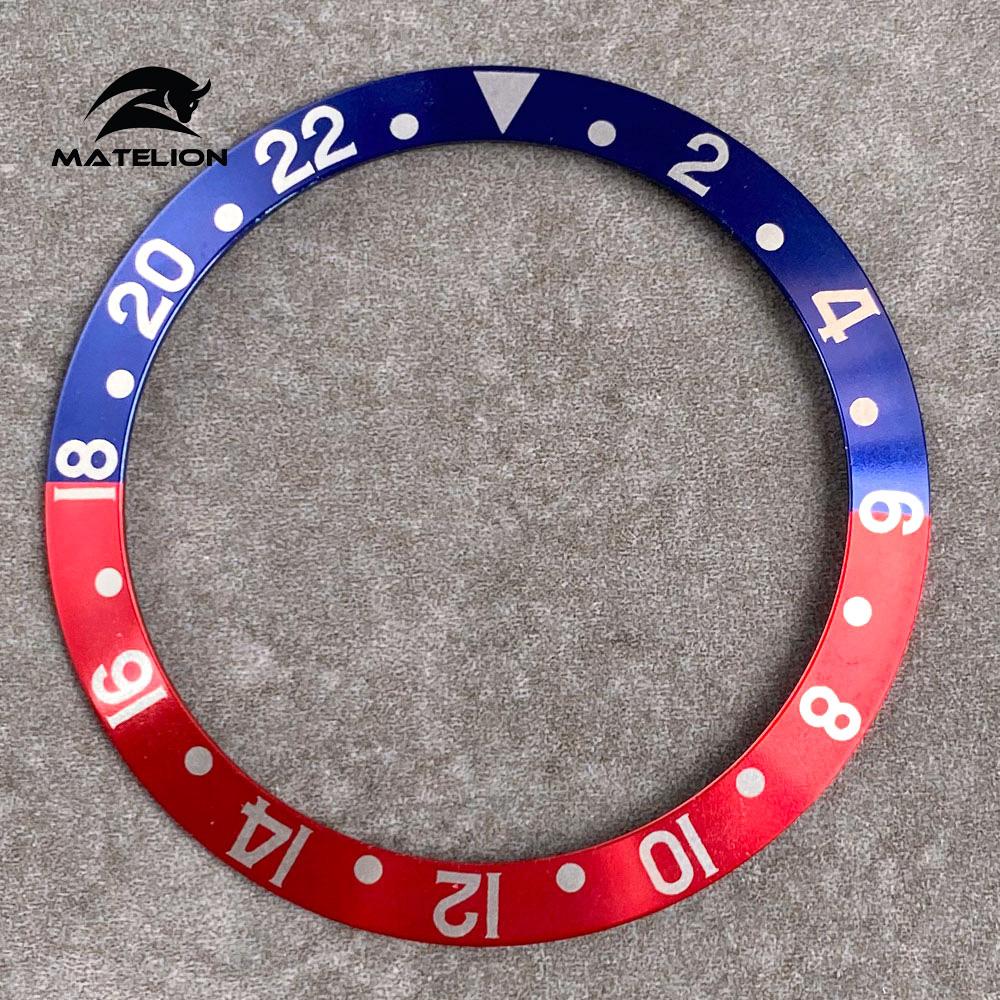MATELION 38 мм керамический сплав часы безель вставка кольцо наклонная посадка 40 — фото 14