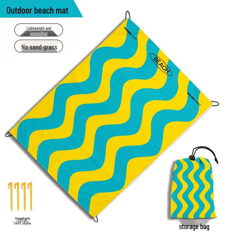 Portable Waterproof Ultralight Camping & Beach Mat - Moisture-Proof and Foldable