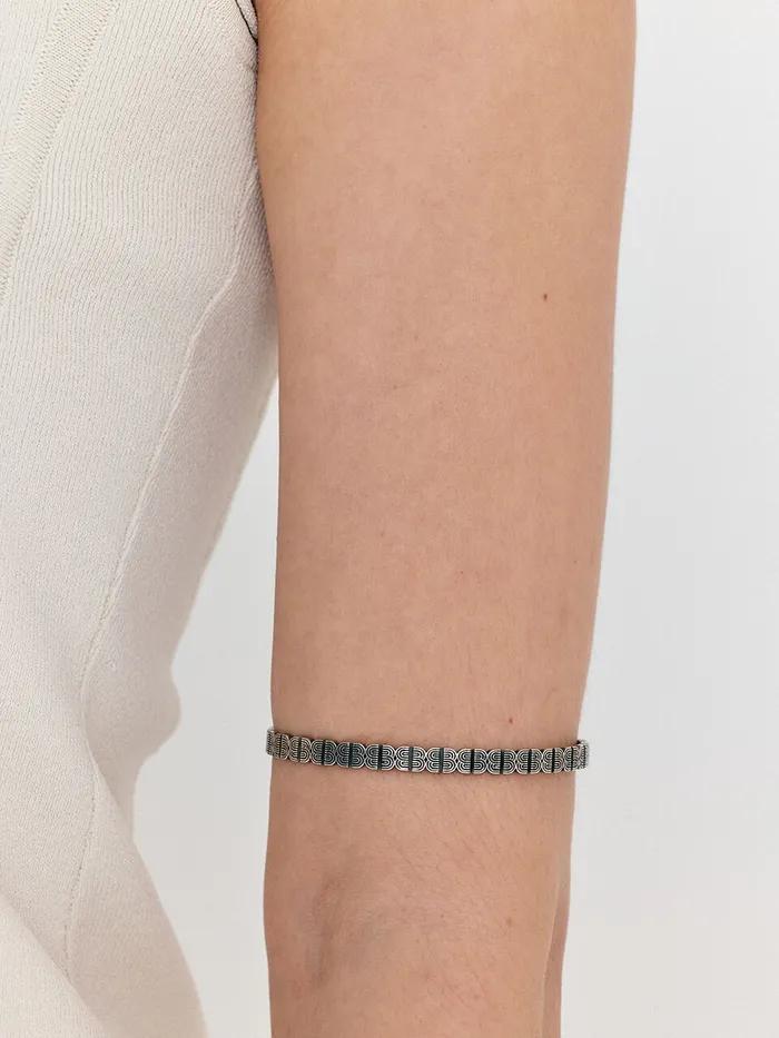 WRACE Logo Bracelet - Silver