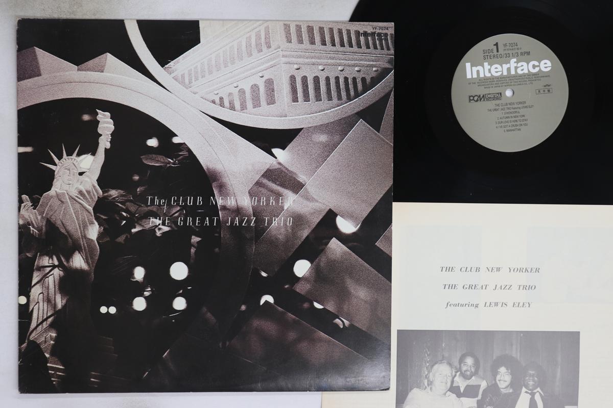 

LP Record GREAT JAZZ TRIO, LEWIS ELEY - Club New Yorker YF7074PROMO INTERFACE 1983 Japan Jazz Used