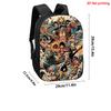 15 Inch 3PCS One Piece School Backpack Set with Lunch Bag Pencil Case Durable Lightweight Unisex Daypack for Boys Girls Age 6-10