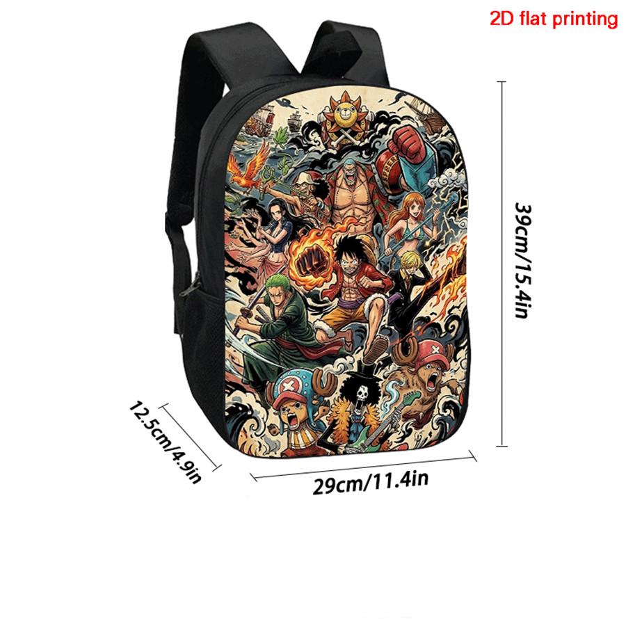 15 Inch 3PCS One Piece School Backpack Set with Lunch Bag Pencil Case Durable Lightweight Unisex Daypack for Boys Girls Age 6-10