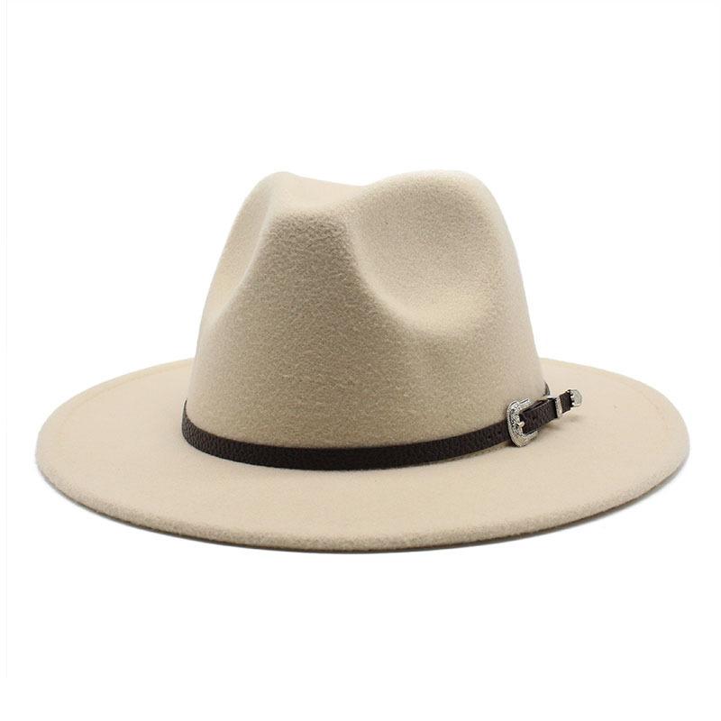 1 Stück Britischer Stil Filz Jazz Fedora Hut Panama Trilby Hüte Für Damen Herren Gentleman Hochzeitsfeier Hut