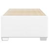 White Bed Frame 80 x 200 cm Faux Leather