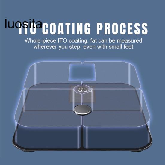 Vücut Yağ Ölçeği, Dijital Ekran, Tam Vücut Bileşimi Takibi, Akıllı Terazi, Kadın Erkek için Dayanıklı Elektronik Terazi