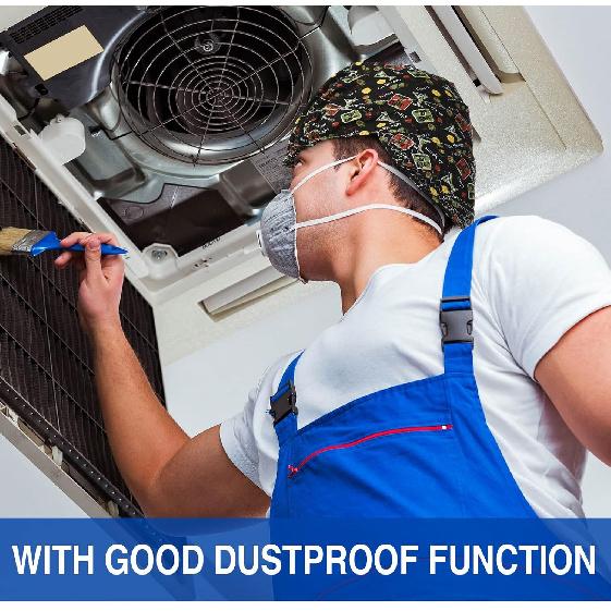 Jexine 8 Pcs Unisex Adult Reversible Welding Cap Elastic Flame Resistant Cotton Welding Hat Mesh Inside Liner Low Crown Welders Cap Matched Most