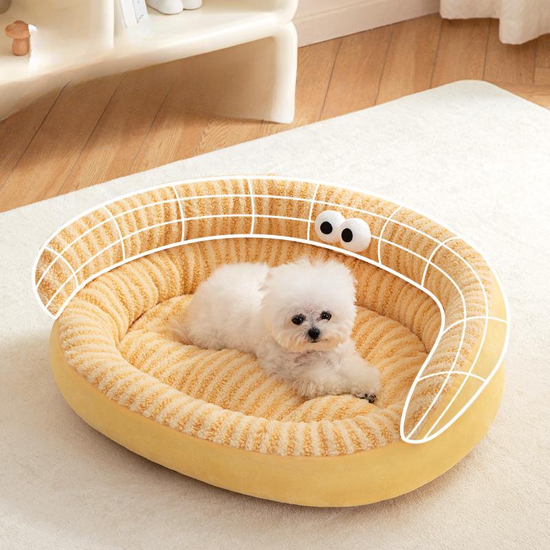 Autumn and Winter Dog Kennel Lazy Sofa Kennel Dog Mat Dog Bed Warm Dog Supplies Dog Sleeping Mat Cat Mat Pet Cushion Deep Sleeping Cushion