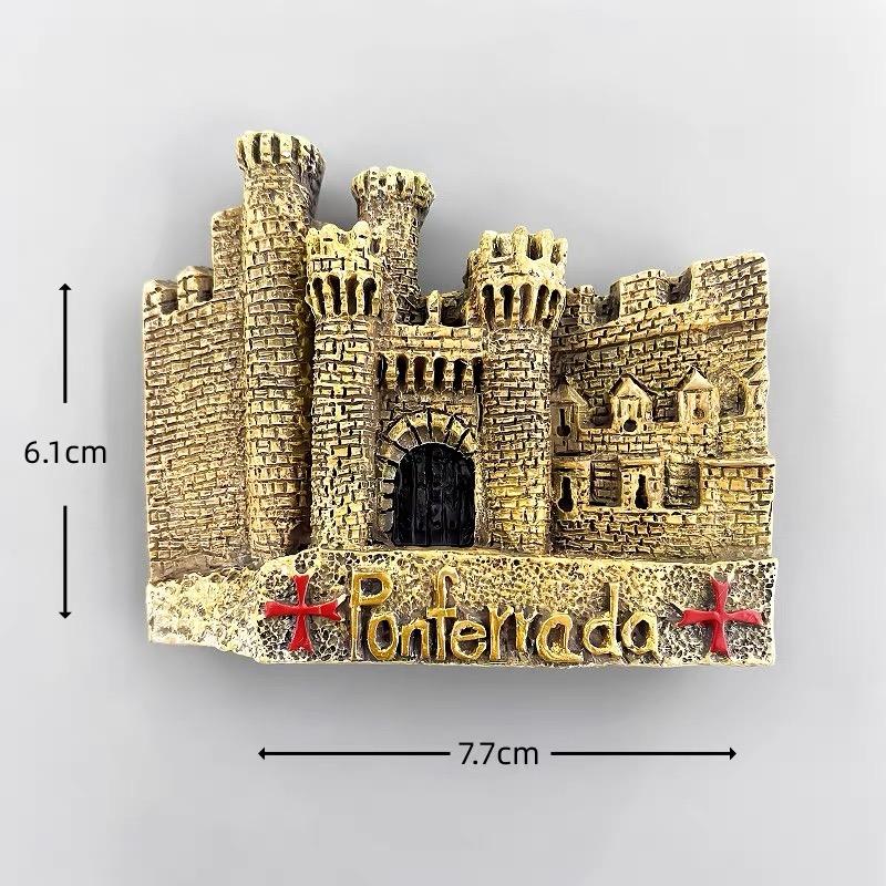 

3D Resin Spain Fridge Magnet - Barcelona Seville Donostia Jaen Spanish Travel Souvenir Refrigerator Magnet Home Decor Gift