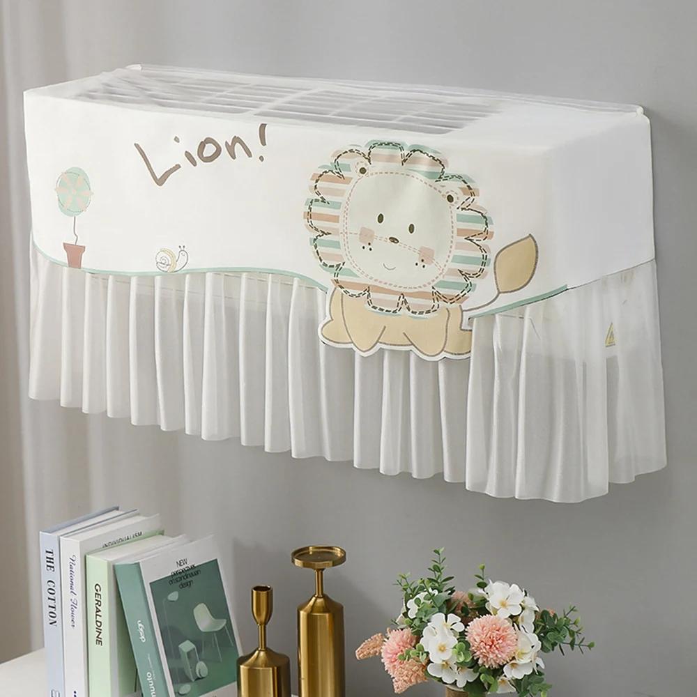 Air Conditioner Cover Home Decor Protective Case Waterproof Hanging Air Conditioning Home Fabric Indoor Dust Covers