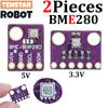 TENSTAR 2pcs BME280 3.3V 5V Digital Barometric Pressure Altitude Sensor I2C/SPI High Precision And Humidity Temperature Module