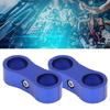 Qiilu Hose Separator Tubing Separator Clamp Fitting Aluminum Alloy 2pcs 4.4*1.9cm AN6 Cable Clips Resistant Fixing Replacement