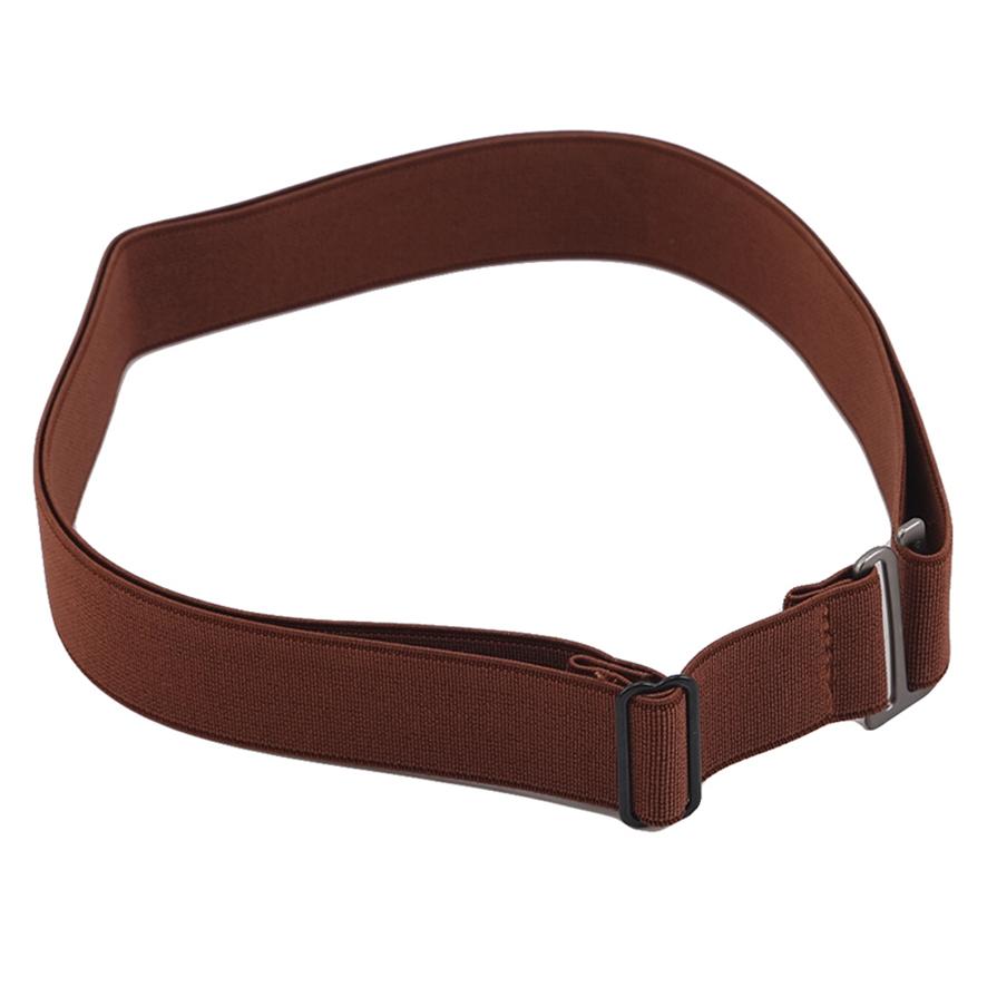 Women Fashion Adjust Slim Elastic Invisible Belt Simple Lazy Belt Fat Elastic Belt Seamless Jeans Belt