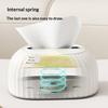 High-aesthetic Home Use Drawer-style Tissue Box Storage Light Luxury Style Living Room Desktop Advanced Spring Type Tissue Box