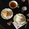 Gold-plated Classical Ceramic Cup&saucer Mugs Dining Table Coffee Mug Milk Cups Afternoon Tea Teacup Fruits Juice Container