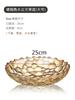 Transparent Glass Fruit Plate Snack Basket Modern Living Room Coffee Table Home Crystal