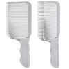 1/3PCS Barber Mix Flat Top Men's Barber Comb Heat Resistant Fading Brush