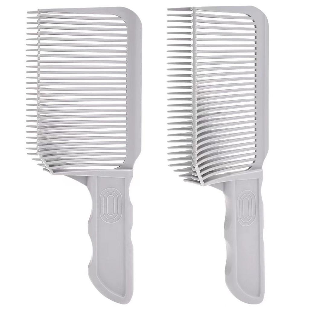 1/3PCS Barber Mix Flat Top Men's Barber Comb Heat Resistant Fading Brush