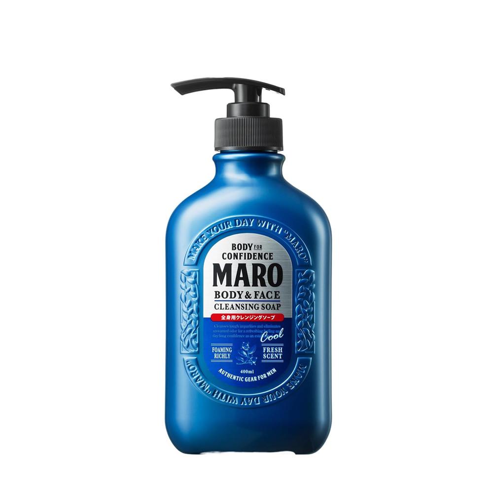 MARO Body  Face Cleansing Soap Cool 400mL