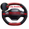 Car Steering Wheel Cover Oval Shape Only For Peugeot 4008 5008 Steering-wheel