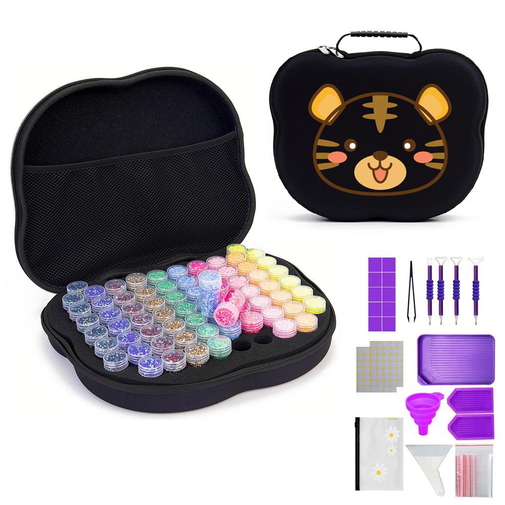 Large Capacity Diamond Painting Storage Containers Craft Jewelry Beads Storage Case Diamond Tools Handbag Diamond Storage Case