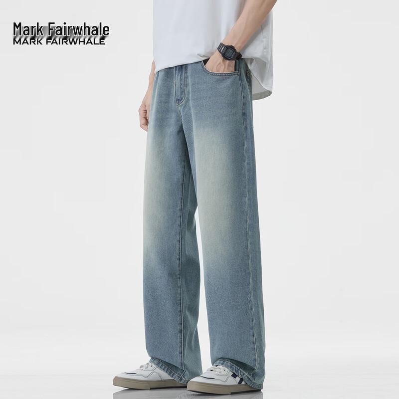 

Mark Fairwhale Men s Loose Straight Fit Jeans 28