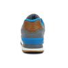 New Balance Nb 574 Collegiate Retro Sports Fabric Low Top Marathon Running Shoes Women sneaker Gray Blue Brown WL574AMB