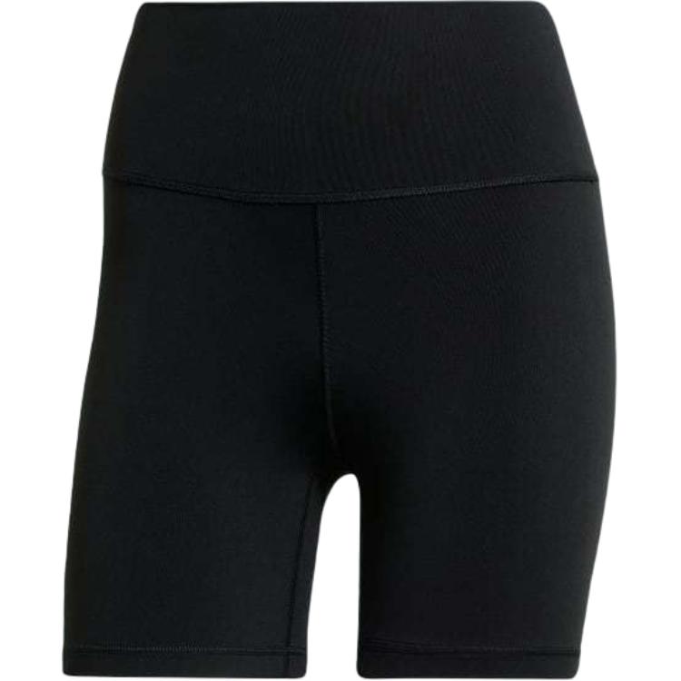 

Adidas Solid Color Slim High Waist Sports Shorts Women shorts Black JW7595 M